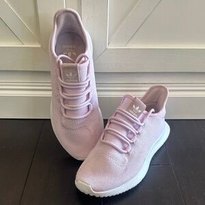 Adidas Tubular Shadow Women’s Aero Pink Knit Sneakers